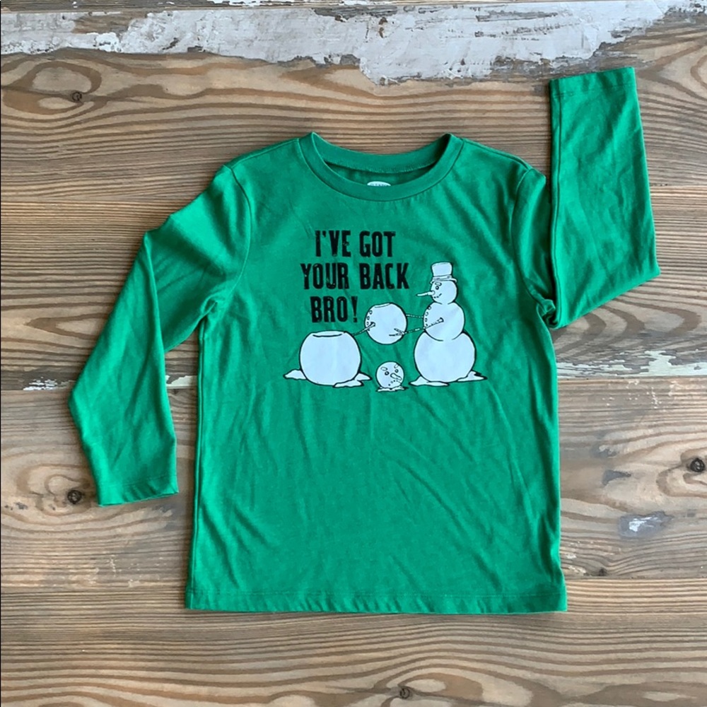 Snowman tee